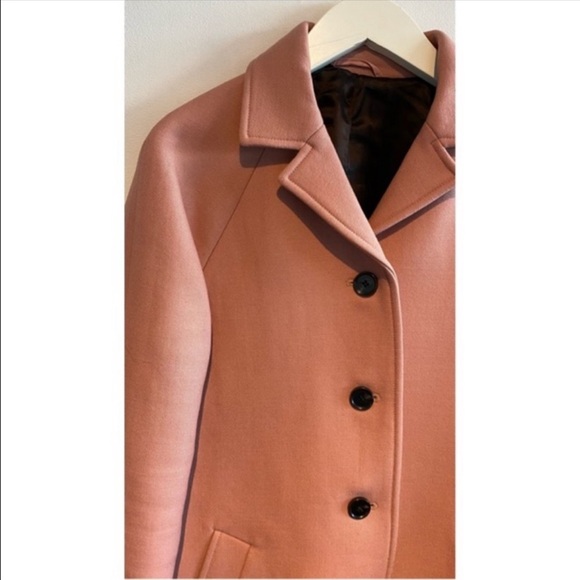 COS Wool Car coat Size 6 in Blush (muted) Pink - Picture 8 of 15